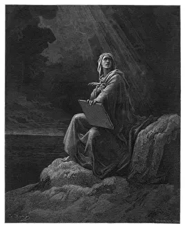 Christian Art Prints Online Drucke: St John on Patmos