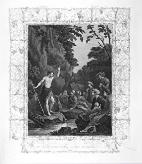 Christianity In The 19th Century Drucke: St John preaching