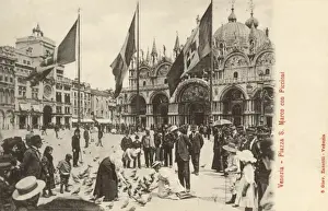 Saint Marks Basilica Drucke: St Marks Square - Venice