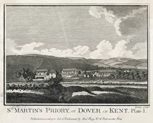 Kent Historical Buildings Drucke: St Martins Priory