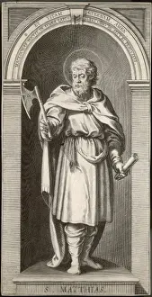 Early Christian Iconography Drucke: St Matthias with axe