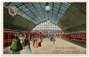 St Pancras Station Drucke: St Pancras Platforms