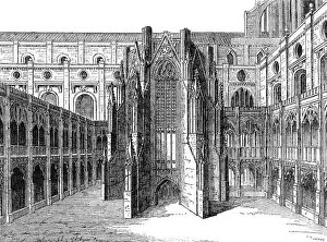 Gothic Style Churches UK Drucke: St Pauls chapter house