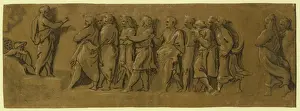Chiaroscuro Art Drucke: St. Peter preaching the gospel