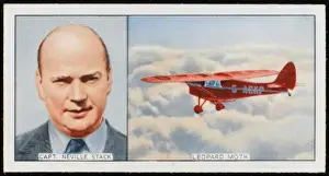 Historic Aviation Photographs Drucke: Stack / Leopard Moth Plane