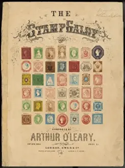 Victorian Era Communications Drucke: The Stamp Galop