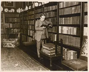 Gerahmter Druck : Stanhald Bäldwin-Bibliothek Gerahmter Druck : Stanhald Bäldwin-Bibliothek