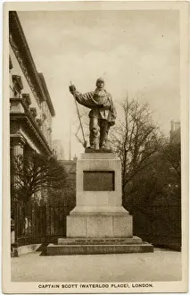 Büste - Kapitän Robert Falcon Scott, Waterloo-Platz, London