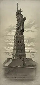 Lady Liberty Image Drucke: The statue of liberty
