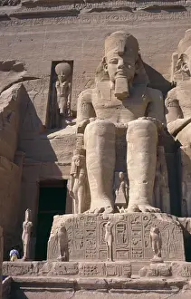 Ancient Egyptian History Images Drucke: Statue of Rameses II
