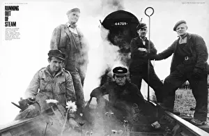 Steam Railway History Drucke: The last steam engine at Carnforth