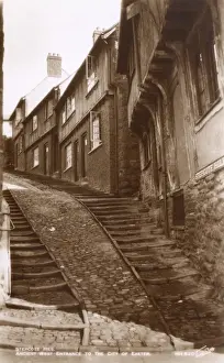 Ancient City Entrance Drucke: Stepcote Hill, Exeter, Devon