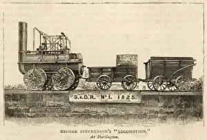 George Stephenson Locomotive Drucke: Stephensons locomotion