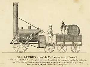 Steam Locomotive History Drucke: Stephensons Rocket