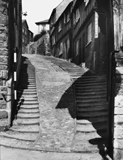Medieval Architecture In England Drucke: Steps / Stepcote Hill