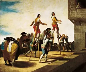 Historical Spanish Art Drucke: The Stilts