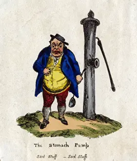 Vintage Medical Equipment Drucke: The Stomach Pump