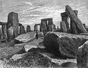 Archaeological Sites In England Drucke: Amongst Stonehenge