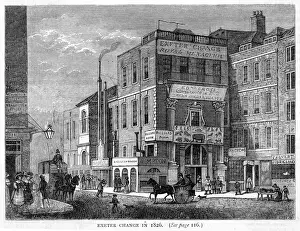 Historical England Images Drucke: Strand Exeter Change