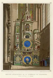 Astronomical Clock Strasbourg Drucke: Strasbourg Astron. Clock