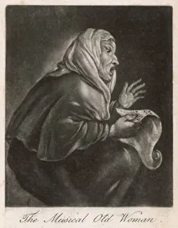 18th Century Music History Drucke: Street Singer
