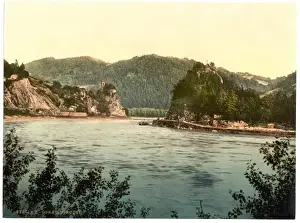 Old Photochrom Prints For Sale Drucke: Strudel (i. e. rapids), Upper Austria, Austro-Hungary