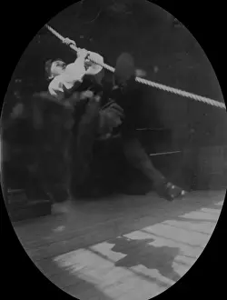 Physical Education History Drucke: Student on a rope