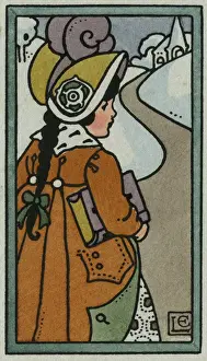 Stilvolle junge Dame