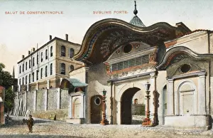 Ottoman Empire Architecture Drucke: Sublime Porte - Constantinople