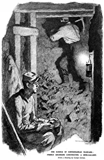 World War History Drucke: Subterranean warfare