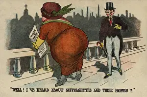 Suffragette Art Drucke: Suffragette Bombs and Bottom