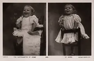 Suffragette History Drucke: Suffragette At Home / At Work