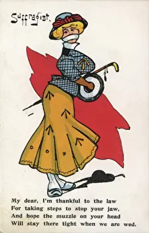 Suffrage Movement History Drucke: Suffragette, Suffragist Muzzle