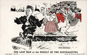 Suffragette History Drucke: Suffragettes, The Last Man Driven out