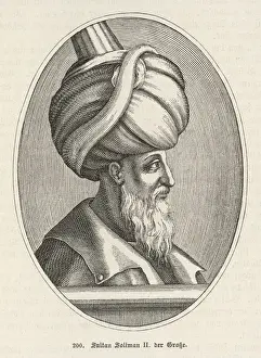 Historical Figure Paintings Online Drucke: Suleiman the Magnificent