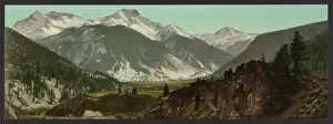 Coloured Photochrom Prints Online Drucke: Sultan Mountain, Colorado