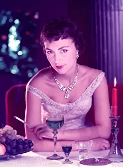 Romantic Dinner Setting Drucke: Sultry Dinner Date