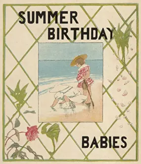 Historical Beach Scenes Drucke: Summer Birthdays
