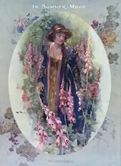 Romantic Garden Scene Drucke: In Summer Mood