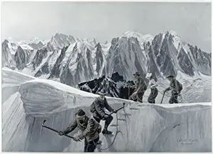 Glacier Landscape Photos Drucke: Summit / Aiguille / Platz