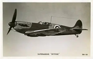 Battle Of Britain Planes Drucke: Supermarine Spitfire