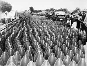 First World War Weapons Drucke: Supply of shells on the Western Front, WW1