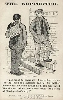 Womens Suffrage Rights Drucke: The Supporter