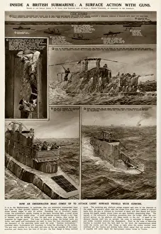 Aktion auf der Oberfläche mit Gewehren von G.H.Davis