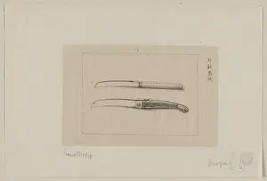 Antique Surgical Instruments Drucke: Surgery scalpels