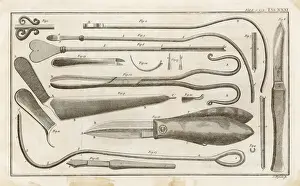 Antique Surgical Instruments Drucke: Surgical Instruments / C18
