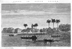 Dutch Colonial Architecture Drucke: Suriname Parammaribo