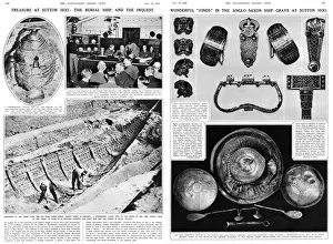 Suffolk Drucke: Schätzen von Sutton Hoo
