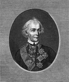 Russian Military Commander Drucke: Suvorov (Oval)