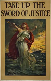 World War I Posters History Drucke: Take up the sword of justice